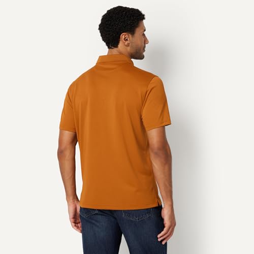Image of Amazon Essentials Men's Moisture Wicking Golf Polo Shirt, Short Sleeve, Slim-Fit, Quick-Dry