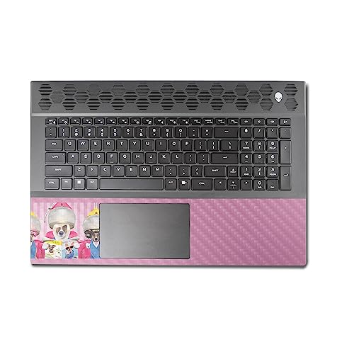 Image of MightySkins Carbon Fiber Skin Compatible with Alienware M18 R1 (2023) Full Wrap Kit - Dog Divas | Protective, Durable Textured Carbon Fiber Finish | Easy to Apply & Change Styles | Made in The USA