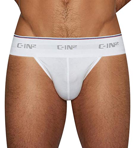 C-IN2 Throwback Jock, White, Medium