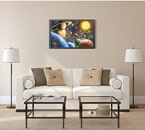 Jigsaw Puzzles 1000 Pieces for Adults, Families 15+ Years (Space Traveler, Solar System) Pieces Fit Together Perfectly - 4