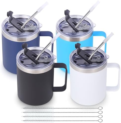 Kaforto 12oz Insulated Coffee Travel Mug Stainless Steel Vacuum Coffee Cup Leakproof - View #9