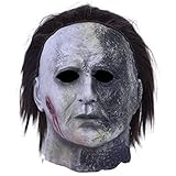 HOMEICEA 2022 Michael Myers Mask - Michael Myers Head Mask Horror Movie Cosplay Costume Latex Props Scary Masks for Adult Masquerade Dressing Up For Halloween Party