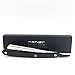 Parker PTB Professional Straight Razor with Replaceable Blades – All‑Stainless‑Steel Push‑Type Design + 5 Parker Platinum Half Blades – Barber‑Grade Razor for Precision Shaving & Detailing