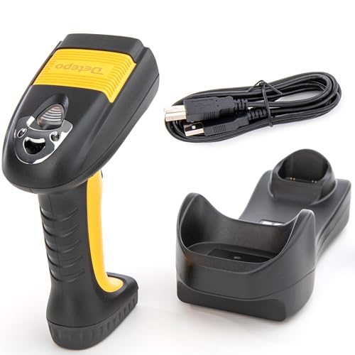 Scanner sans fil Detepo avec base intelligente et finition ergonomique haut de gamme