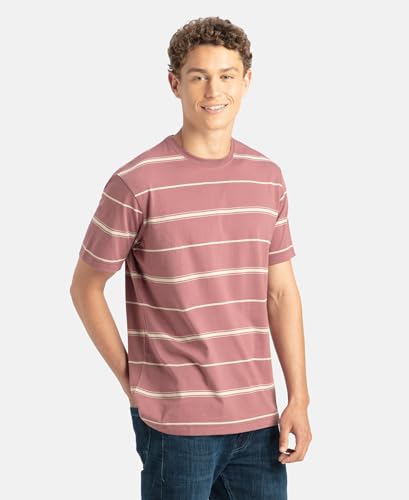 Image of Jockey 2715 Men Super Combed Cotton Rich Striped Round Neck Half Sleeve T-Shirt