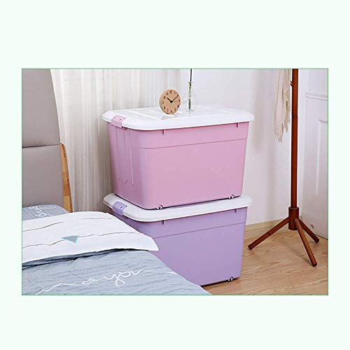 Boîte de rangement portable MU bois massif vêtements jouets XL