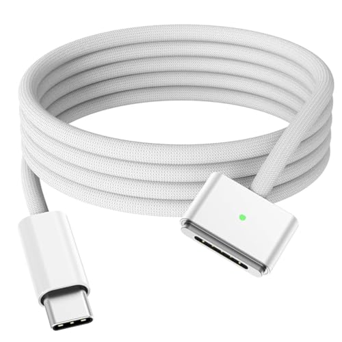 Image of USB C Charging Cable for 3, 140W Fast Charging Nylon Woven TYPE C to Cable Compatible with MacBook Air (15-inch, M2, 2023), MacBook Air 13-inch,Pro 14 /16-inch (MG-3 TO USB C Cable-2M)