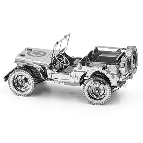 Fascinations Metal Earth Premium Series Willys Overland 3D Metal Model Kit - Image 2