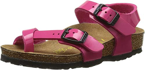 Sandales fille Birkenstock Taormina rose vernis pink taille 31 nu-pieds