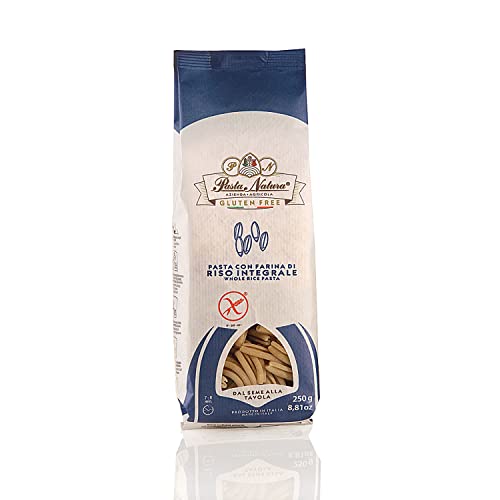 Pasta Natura, Casarecce, Vollkornreis Pasta, glutenfrei, vegan, aus Italien, 250 g