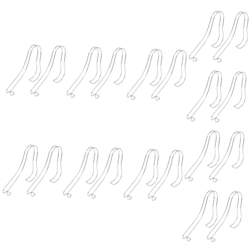 OUNONA 10sets Stainless Steel Shoe Stretcher Rack Hanging Shoe Rack for Women's Heels Retail Store Display Stand for Mall 2pcs*10