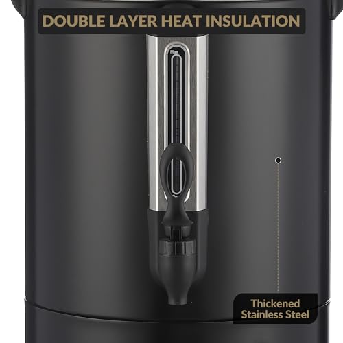 Cafetera de filtro con capacidad de 18 L y calentador rápido miniatura 5