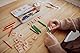 Natureich Montessori Mathe Spielzeug Holz Metallbox zum Aufbewahren Zahlen Lernen Rechenstäbchen Bunt ab 3 Jahre für frühe Motorik Entwicklung