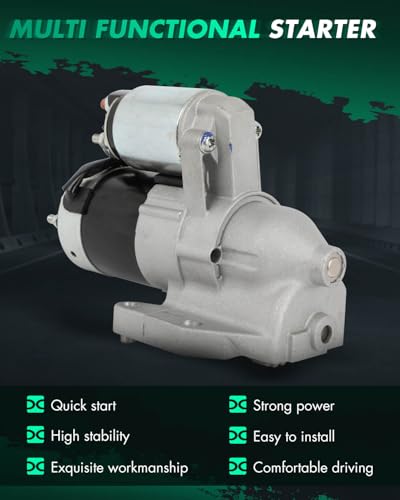 Image of SCITOO Starter Motor fit for Ford for Fusion 2006-2009,for Lincoln for Zephyr 2006,for Mercury for Milan 2006-2009 Replacement Starter 17945,SR7596X
