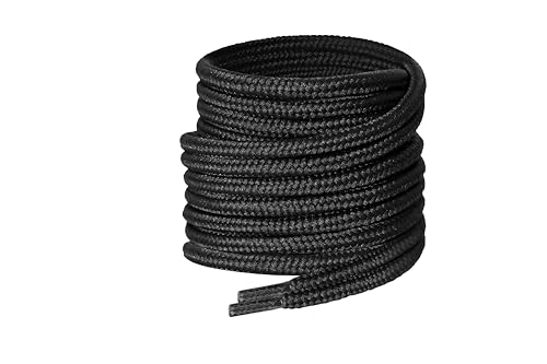 Lacets ronds ultra durables et résistants pour bottes de sécurité