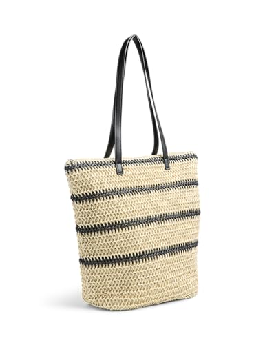 Sac à dos Pcluna PIECES femme beige grand sac shopper tendance taille unique