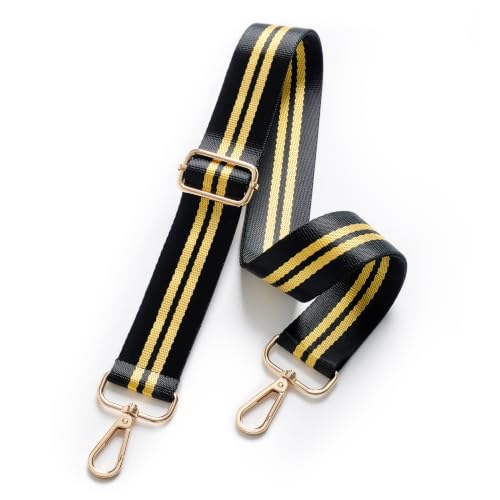 Image of chushui Bold Stripe Purse Strap for Handbags, Woven Shoulder Strap | Woven Fabric