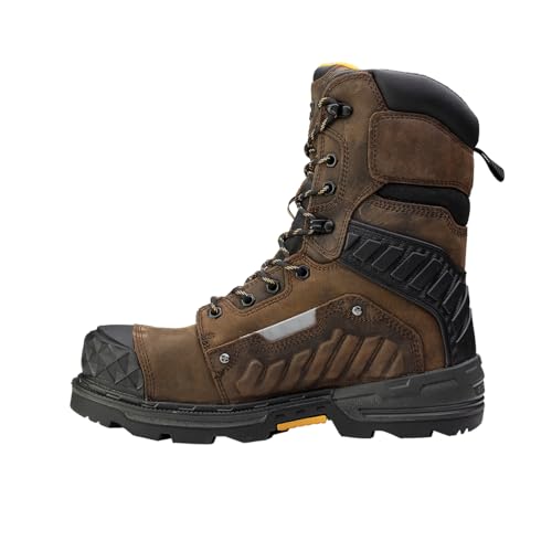 Footwear Scorpion 9” Comp Toe Men’s Waterproof Work Boot - Brown2