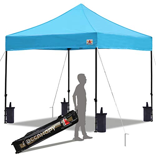 ABCCANOPY Pop up Canopy Tent Commercial Instant Shelter with Wheeled Carry Bag, Bonus