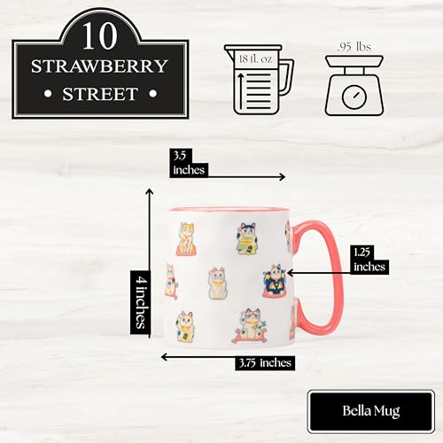 Set de 4 tazas Bella Maneki Neko 18 oz miniatura 7