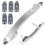 uywapvt Caulking Tool Stainless Steel Caulking Scraper Handheld Labor Saving Grout Removal Tool Portable Sealant Finishing Tool with Silicone Pads for Kitchen Bathroom Window Sink Joint