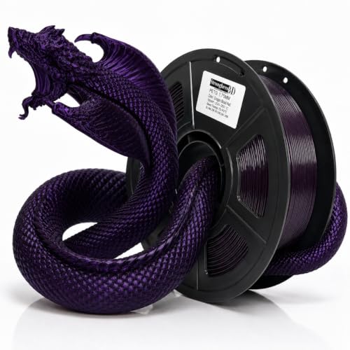 PETG 3D Printer Filament, Twilight Purple, Blue Black, 1kg Spool