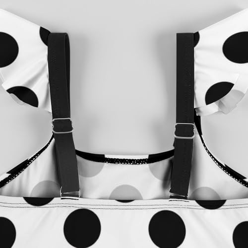 Girls One Piece Swimsuit Falling American Stars Ruffles Swimwear Bathing Suits 3-12 Years3