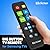Samsung Replacement TV Remote Compatible with Samsung TV's ONLY (Black) Big Button TV Remote Control, Simplified and Easy to Use (2xAAA Batteries not Included)