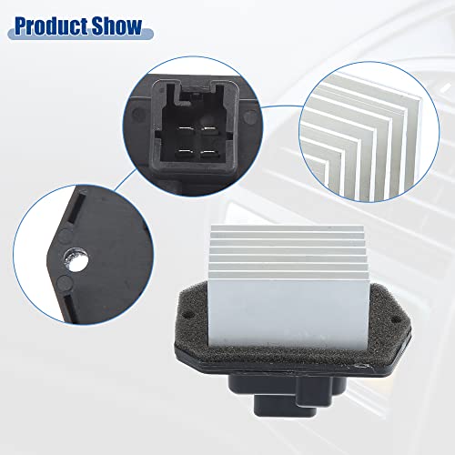 Image of ACROPIX Blower Motor Resistor Replacement Fit for Toyota Sienna - Pack of 1 Black Silver Tone