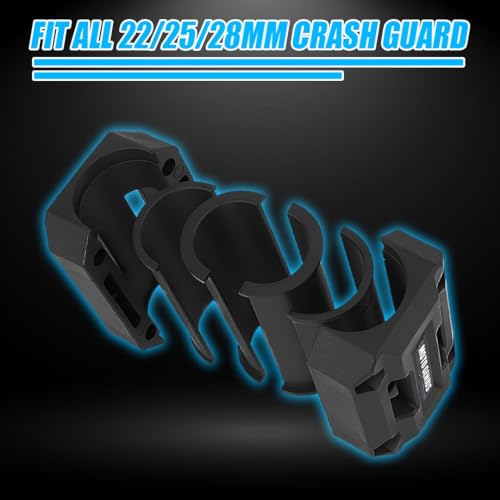 Image of Universal Motorcycle Engine Crash Guard Sliders | Lightweight Plastic Anti-Drop Protector for Crash Guard | Fits Most Motorbike Models (Pack of 2)