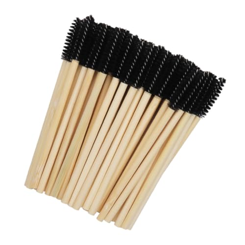 FOMIYES 100Pcs Disposable Eyelash Brush Applicator Kit Mascara Wands for Makeup Eyelash Extensions and Eyebrow Grooming for Neat Application and Separation