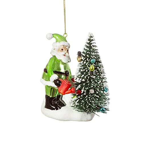Image of Sass & Belle Garden Santa Shaped Bauble