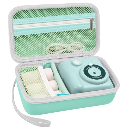Estuche para cámara instantánea color verde menta