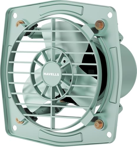 Image of Havells Ventil Air DSP 150mm Exhaust Fan | Strong Air Suction, Rust Proof Body |Suitable for Bathroom, Kitchen, and Office| Warranty: 2 Years | (Pack of 1, Pista Green)