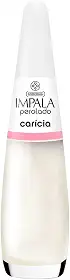 Esmalte Perolado Caricia, Impala Cosmeticos, Branco