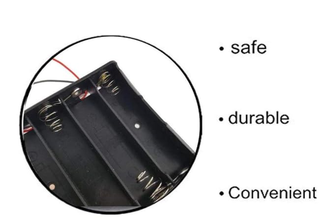 Image of 4 x 2000mAh Rechargeable Cells with 4-Slot Battery Holder | 3.7V-14.8V DIY Power Pack for Robotics, Toys, LED Lights, Power Banks, Fans & Electronics Projects