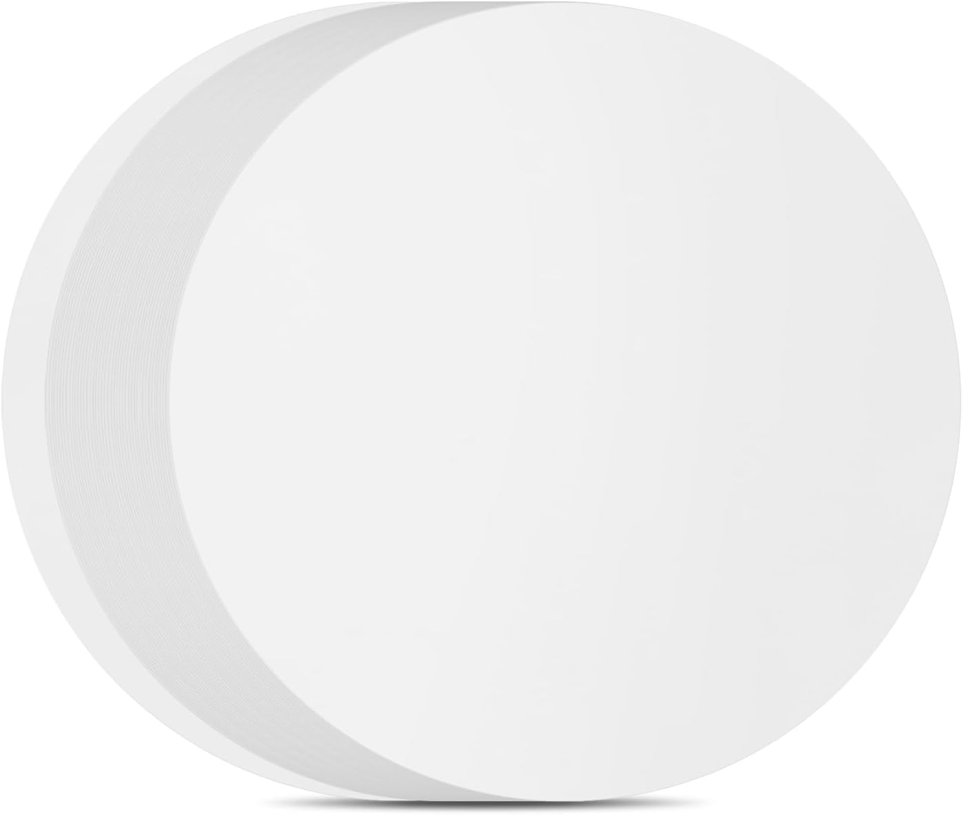 BYKITCHEN 6 Inch Parchment Paper Rounds, Set of 220, Burger Patty Paper/Hamburger Press Paper, Non Stick Small Pre-cut Round Parchment Paper for Cake Pan, Springform Pan, Smash Burger Press and More