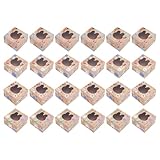 Osterboxen Für Kinder - 24 Stück Süße Verpackungskartons | Mit Transparentem Hasenkopf-Fenster Osterverpackung - Für Kekse Kuchen Snacks Spielzeug Basteln Feiertag Geburtstag Hochzeit