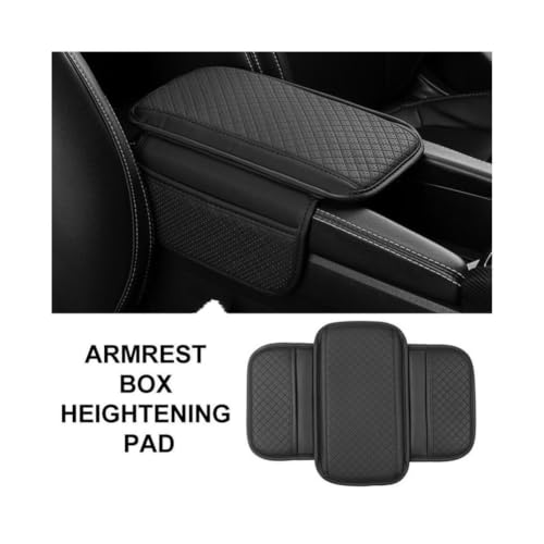 Almohadilla almacenamiento universal para reposabrazos coche con cojín mullido 6