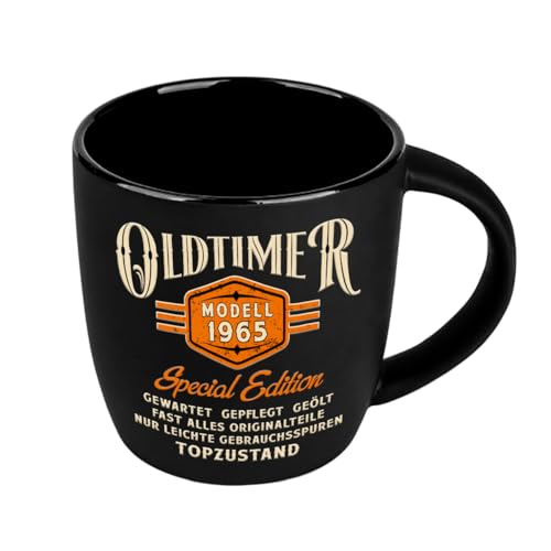 Caneca de café com impressão em relevo como presente de 60º aniversário – 1965 Best Jahrgang – Oldtimer in Bestzustand – em caixa de presente