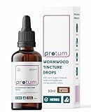 Zanipro Vermifuge Naturel pour Chien et Chat – Gouttes à l’Absinthe (Wormwood) 100% Naturelles, Traitement Vermifuge Liquide pour Chiens, Chiots et Chatons, Digestif au Quassia & Noyer Noir | 50ml