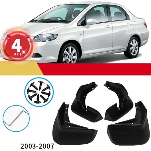 Guardabarros para Fit Jazz 2003-2007, juego completo de protección total 2