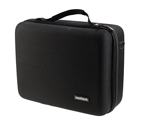 Estuche resistente Navitech con correa para el hombro compatible con docooler DeePoon M2 miniatura 3