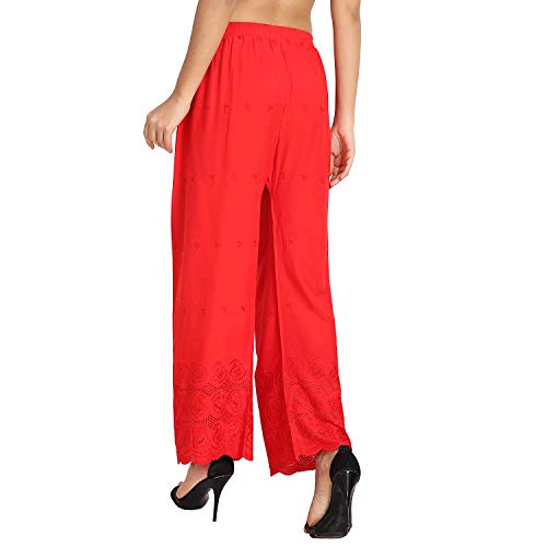 Image of Women's Rayon Half Chicken Palazzo