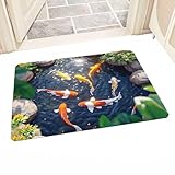 Tapis de sol multifonction : conçu pour être un excellent tapis décoratif, le tapis illusion transforme les espaces de vie en ajoutant un intérêt visuel et du charme, assurant qu'il devient une caractéristique remarquable dans les entrées ou les études tout en encourageant les conversations animées entre les invités