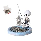 Generisch Totenkopf-Büroklammerhalter, magnetischer Schreibtisch-Organizer