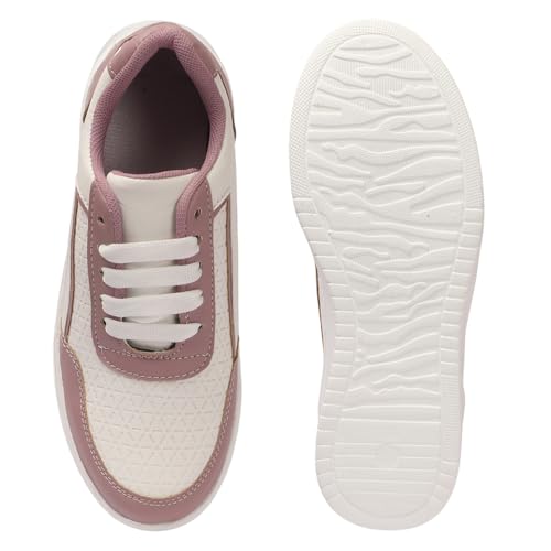 Image of Lightweight Walking Shoes Casual Lace-Up Sneaker for Women /Girls