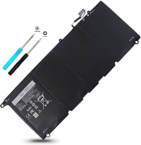 XPS 13 9350 9343 90V7W JD25G Battery for Dell XPS13 XPS 13 9343 9350 P54G P54G001 P54G002 13-9350-D1508G 0RWT1R 0DRRP 0N7T6 DIN02 00N7T6 JHXPY JHXPY53 5K9CP RWT1R 0JHXPY 451-BBMK 090V7W 13D-9343-3708