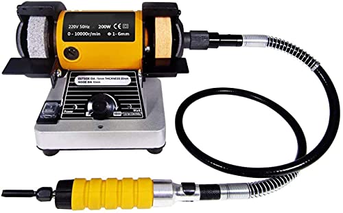 Electric Wood Carving Machine Electric Wood Chisel Carving Tool with Polishing and Grinding Wheel 280W 220V