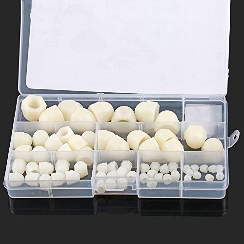 M3M4M5M6-M12 Set White Nylon Cap Nut Plastic Cap Nut Decorative Acorn Nuts